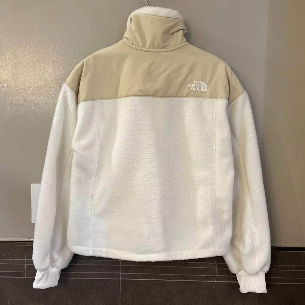 The North Face Sherpa Denali Fleece Zip-Up Funnel Neck Jacket (Gardenia White) - Picture 9 of 16
